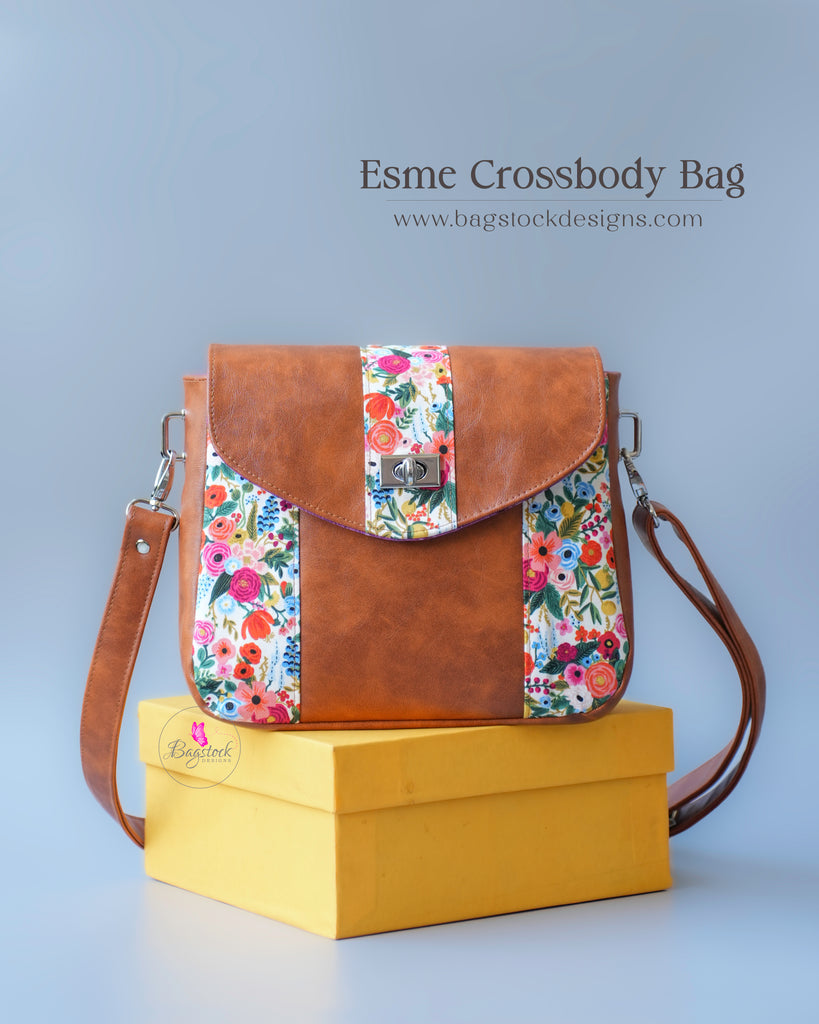 The Esme Crossbody Bag (new PDF pattern)