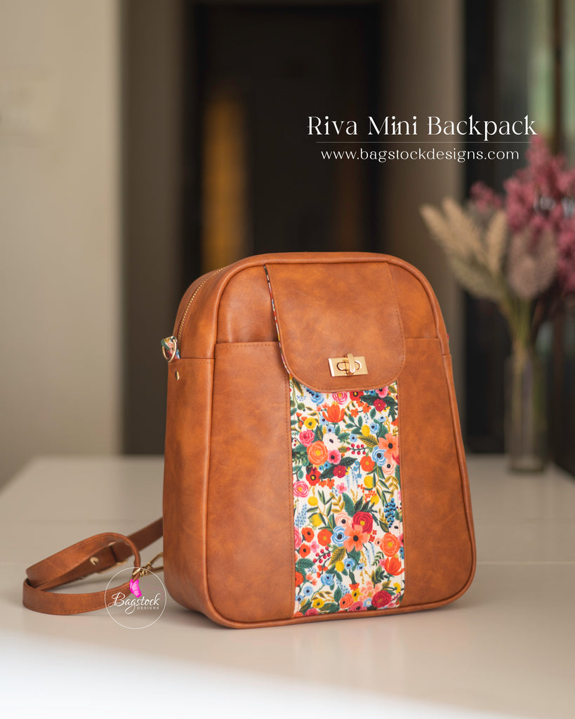 The Riva Mini Backpack (new PDF pattern)