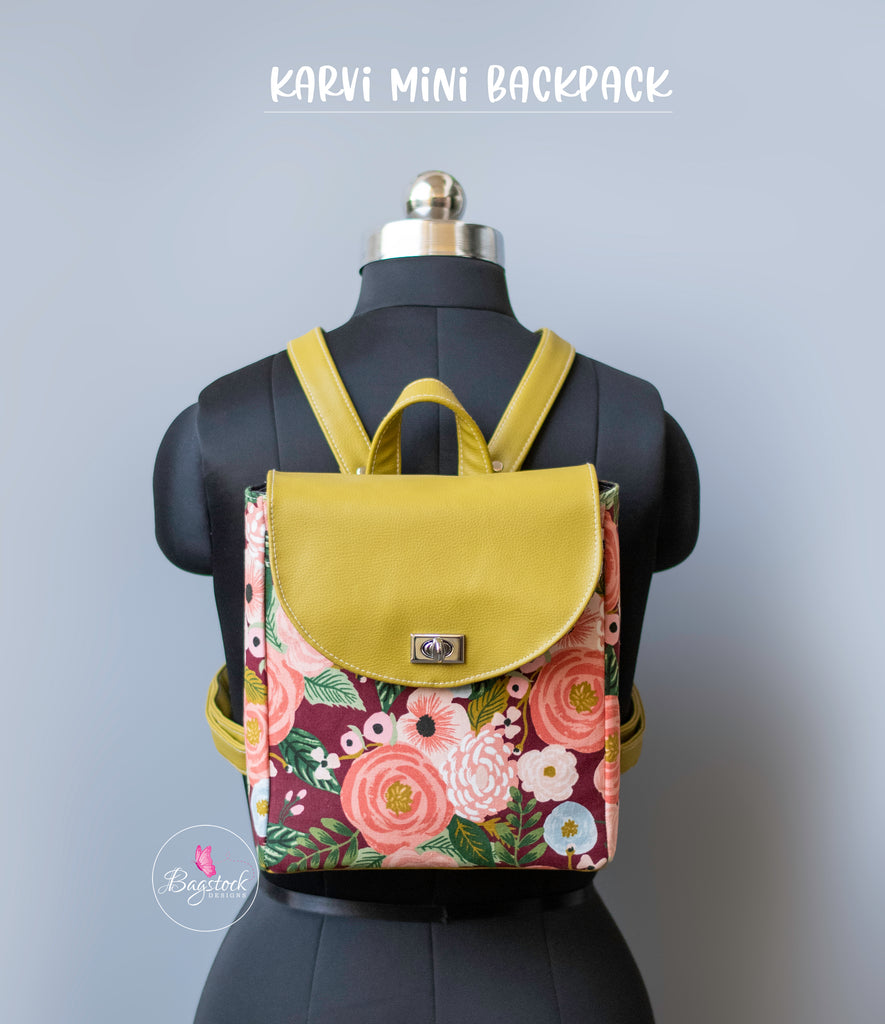 The Karvi Mini Backpack (new PDF pattern)