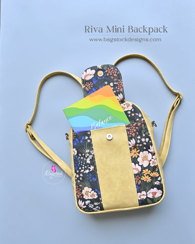 free pattern mini backpack Riva Mini Backpack – Bagstock Designs