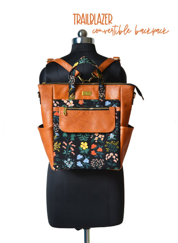 designer convertible leather backpack Trailblazer Convertible Backpack – Bagstock Designs