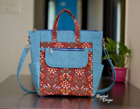 Sew A Convertible Backpack Tote - free sewing pattern!