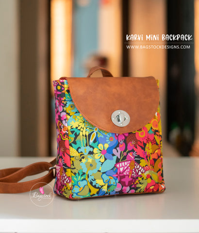karvi mini backpack Karvi Mini Backpack – Bagstock Designs