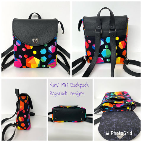 karvi mini backpack Karvi Mini Backpack – Bagstock Designs