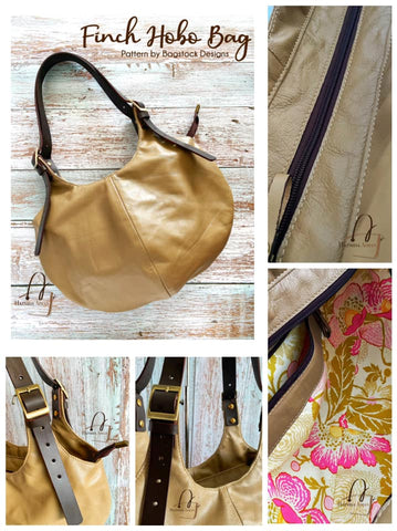 How To Sew A Hobo Bag + Make Hobo Bag Pattern From Scratch