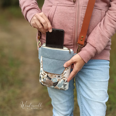 The Elysian Phone Sling Bag (new PDF pattern) – Bagstock Designs