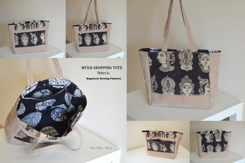 Myra Shopping Tote – Bagstock Designs